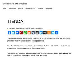 'librosrecomendadoss.com' screenshot