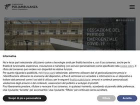 'poliambulanza.it' screenshot