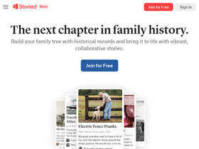'storied.com' screenshot