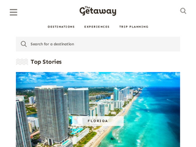 'thegetaway.com' screenshot