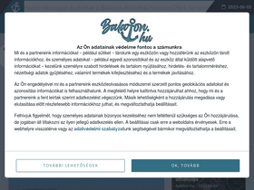 'balaton.hu' screenshot