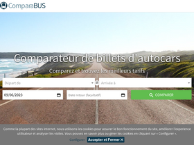 'comparabus.com' screenshot