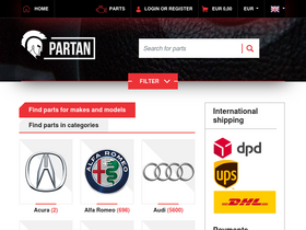 'partan.eu' screenshot