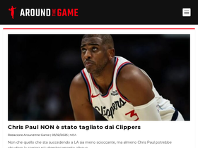 'aroundthegame.com' screenshot