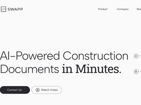 Swapp - Revolutionize architectural documentation with AI-powered automation and bespoke integration.