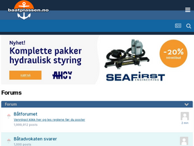 'baatplassen.no' screenshot