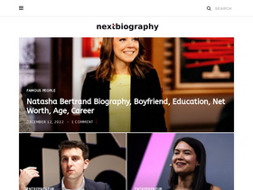 'nextbiography.com' screenshot