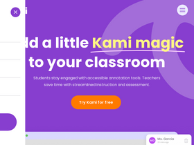 'kamiapp.com' screenshot