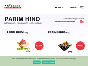 'grossitoidukaubad.ee' screenshot