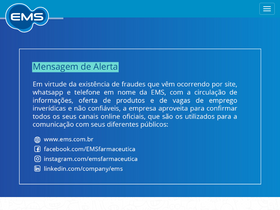 'ems.com.br' screenshot