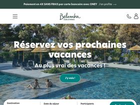 'belambra.fr' screenshot