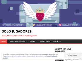 'solojugadores.com' screenshot