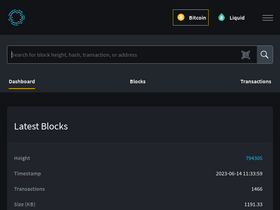 'blockstream.info' screenshot