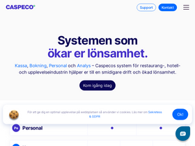 'caspeco.se' screenshot