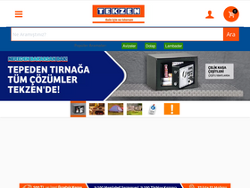 'tekzen.com.tr' screenshot