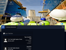 'medeniyetmuhendisleri.com' screenshot