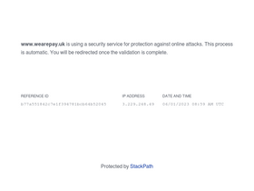 'wearepay.uk' screenshot