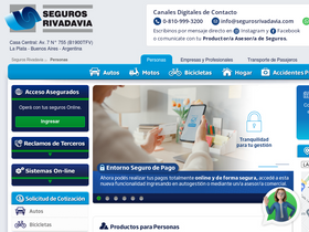 'segurosrivadavia.com' screenshot