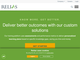 'relias.com' screenshot