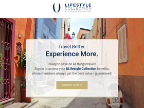 'ulifestylecollection.com' screenshot