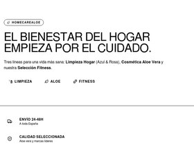 homecarealoe.com homepage screenshot