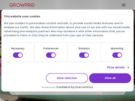 'growproexperience.com' screenshot