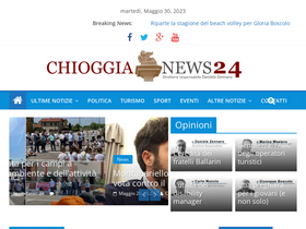 'chioggianews24.it' screenshot