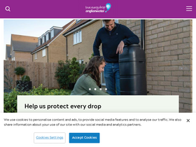 'anglianwater.co.uk' screenshot