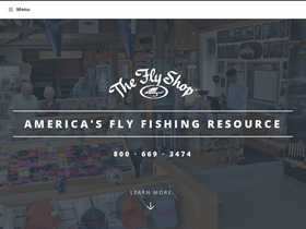 'theflyshop.com' screenshot