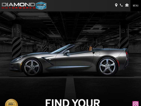 'diamondmotorworks.com' screenshot