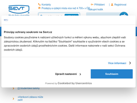 'sevt.cz' screenshot