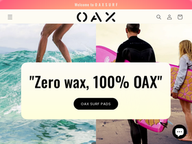 OAX SURF homepage screenshot