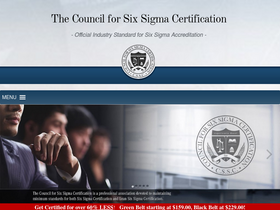 'sixsigmacouncil.org' screenshot