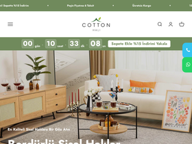 cottonhali.com homepage screenshot