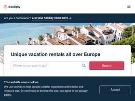 'bookiply.com' screenshot