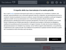 'facciabuco.com' screenshot