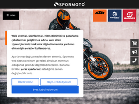 'spormoto.com' screenshot