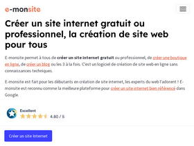 'e-monsite.com' screenshot