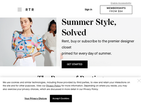 'renttherunway.com' screenshot