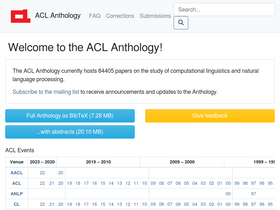 'aclanthology.org' screenshot