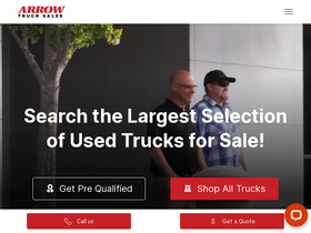 'arrowtruck.com' screenshot