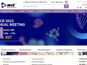 'medchemexpress.com' screenshot