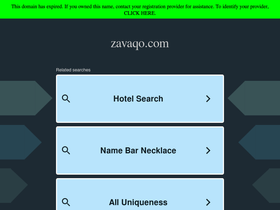 zavaqo.com homepage screenshot