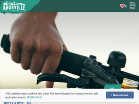 'visitknoxville.com' screenshot