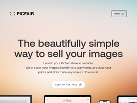 'picfair.com' screenshot