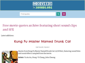 'movie-sounds.org' screenshot