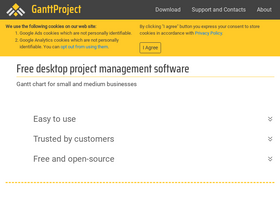 'ganttproject.biz' screenshot