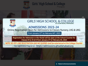 'ghsallahabad.org' screenshot