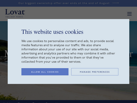 'lovatparks.com' screenshot