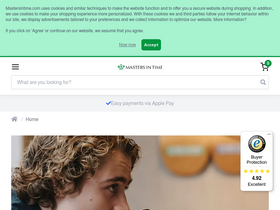 'mastersintime.com' screenshot